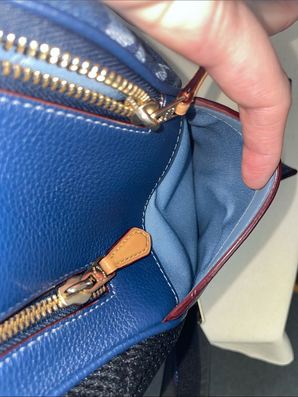 Coach ‘Court’ Signature Denim Backpack - Picture 12 of 17